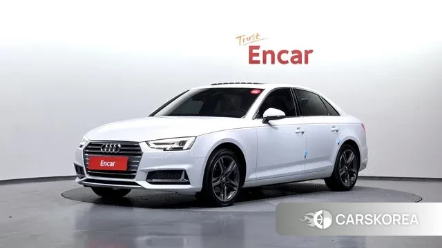Audi A4 (B9) 2019 Белый из Кореи