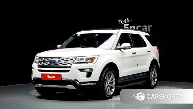 Ford Explorer 2018 Белый из Кореи