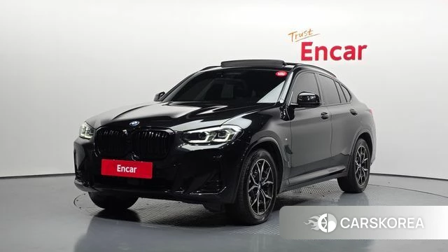 BMW X4 (G02) 2022 Черный из Кореи