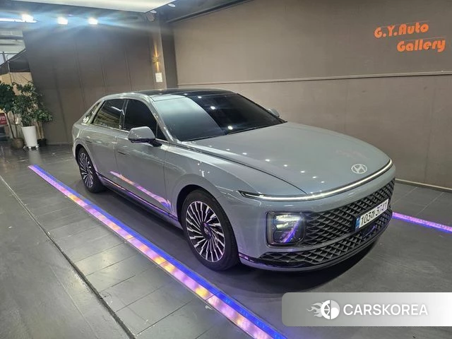 Hyundai Grandeur Hybrid (GN7) 2024 Серебристо-серый из Кореи
