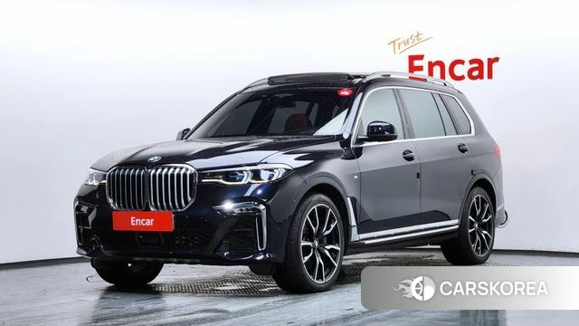 BMW X7 (G07) 2022 Черный из Кореи