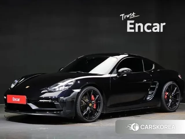 Porsche 718 Cayman 2019 Черный из Кореи