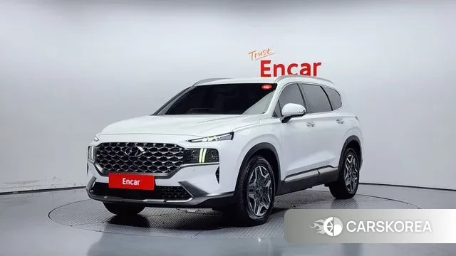 Hyundai The New Santa Fe 2023 Белый из Кореи