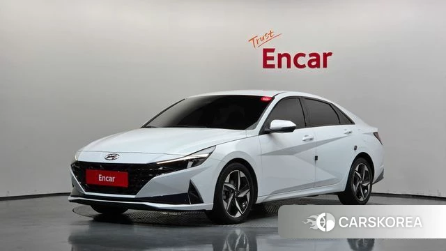Hyundai Avante (CN7) 2020 Белый из Кореи