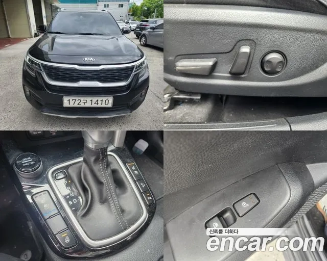 Kia Seltos 2019 Черный из Кореи