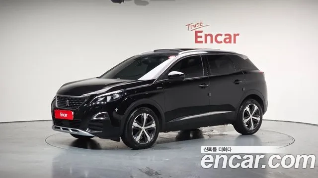 Peugeot 3008 second generation 2021 Черный из Кореи