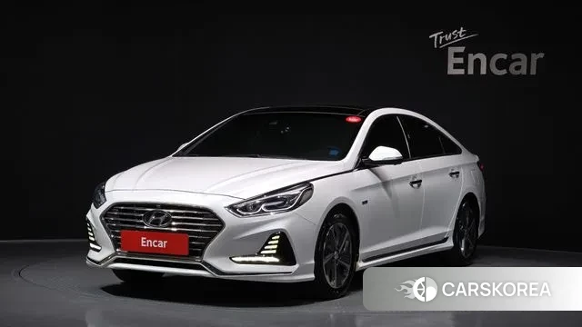 Hyundai Sonata New Rise Hybrid 2018 Белый из Кореи