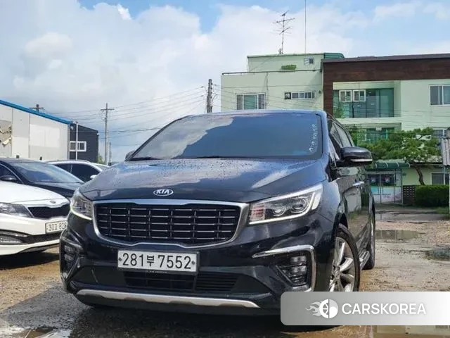 Kia The New Carnival 2019 Черный из Кореи