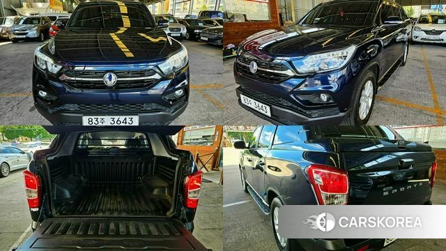 Ssangyong Rexton Sports 2018 Синий из Кореи