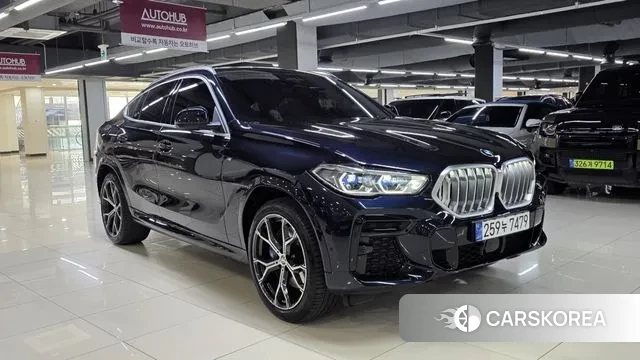 BMW X6 (G06) 2022 Черный из Кореи