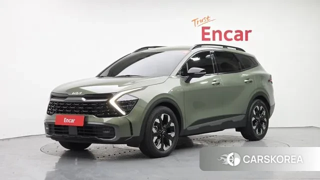 Kia Sportage 5th Generation 2021 Светло-зеленый из Кореи