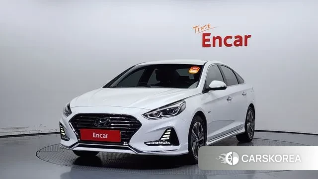 Hyundai Sonata New Rise Hybrid 2018 Белый из Кореи