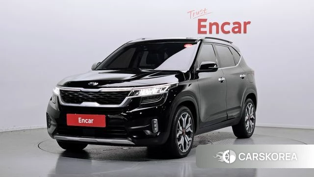 Kia Seltos 2019 Черный из Кореи