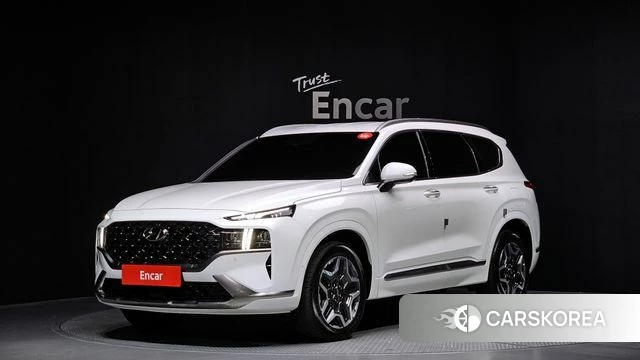 Hyundai The New Santa Fe 2023 Белый из Кореи