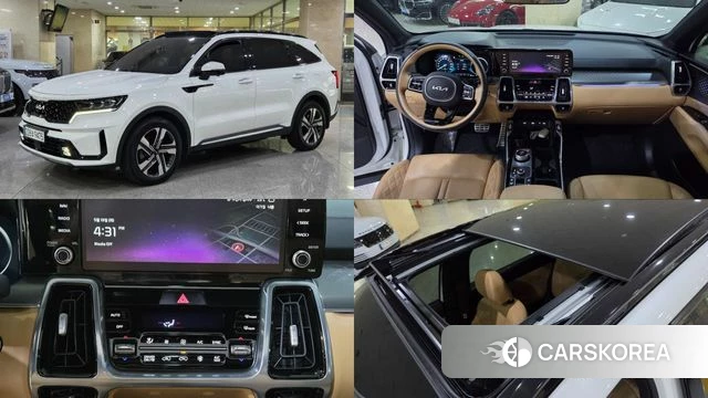 Kia Sorento 4th Generation 2023 Белый из Кореи
