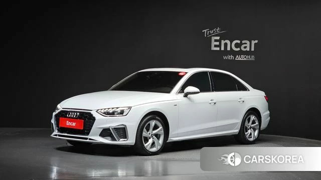 Audi A4 (B9) 2021 Белый из Кореи