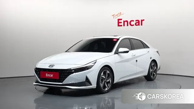 Hyundai Avante (CN7) 2020 Белый из Кореи
