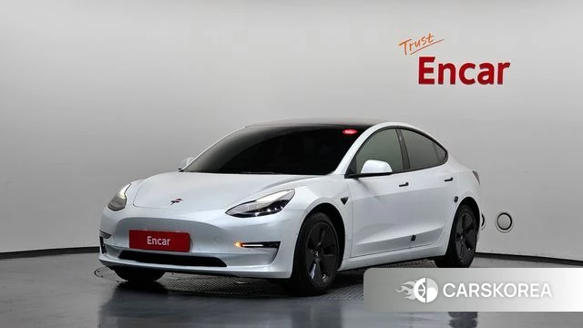 Tesla Model 3 2022 Белый из Кореи