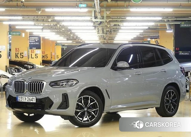 BMW X3 (G01) 2024 Серебристо-серый из Кореи