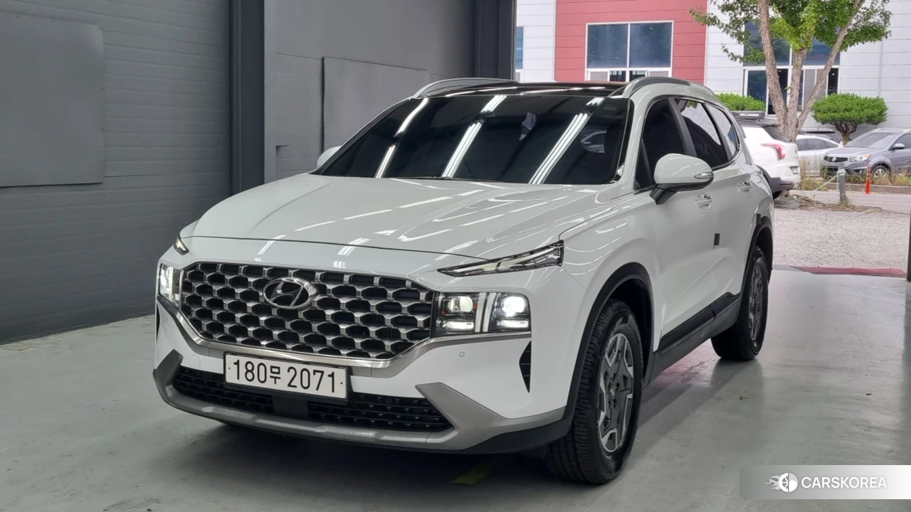 Hyundai The New Santa Fe 2022 Белый из Кореи