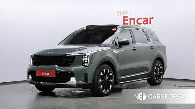 Kia The New Sorento 4th Generation 2025 Зеленый из Кореи