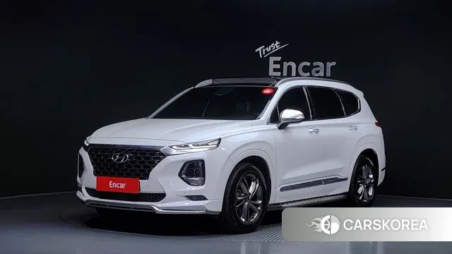 Hyundai Santa Fe TM 2019 Белый из Кореи