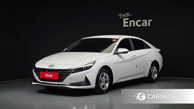 Hyundai Avante (CN7) 2023 Белый из Кореи