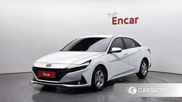 Hyundai Avante (CN7) 2021 Белый из Кореи
