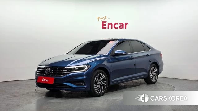 Volkswagen 7th Generation of Jetta 2021 Синий из Кореи