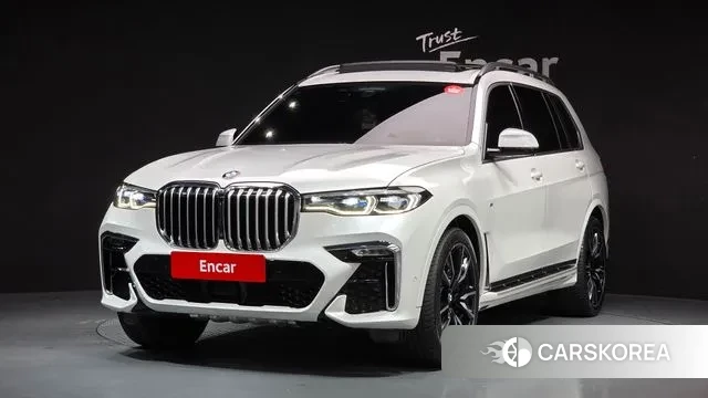 BMW X7 (G07) 2021 Белый из Кореи