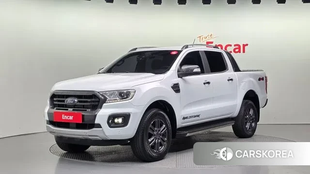 Ford Ranger 3rd Generation 2021 Белый из Кореи