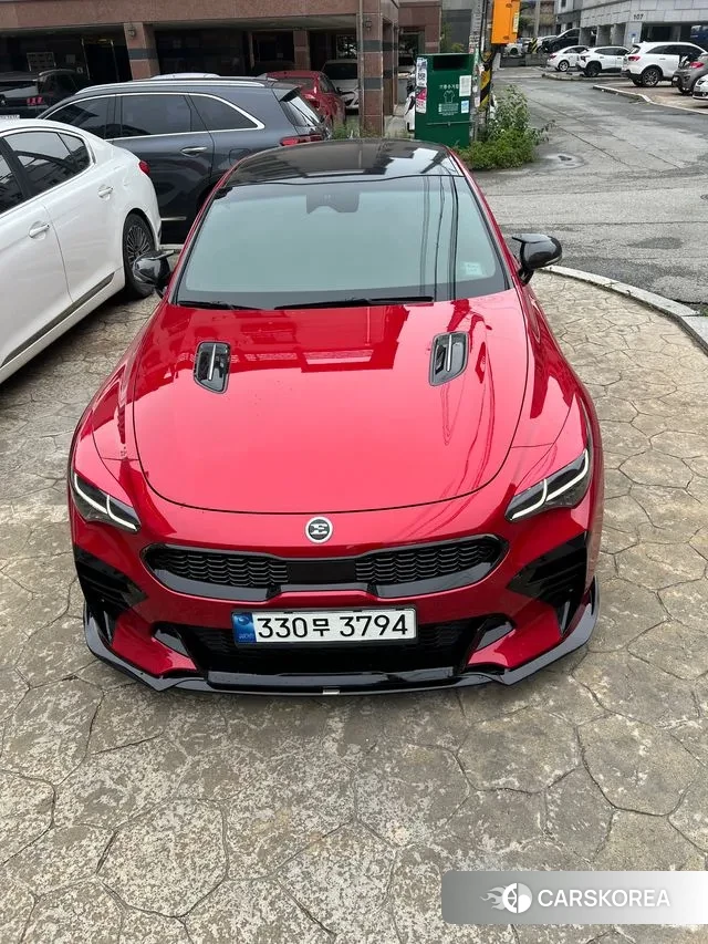 Kia Stinger 2021 Красный из Кореи