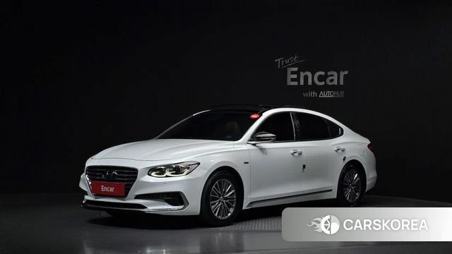 Hyundai Grandeur IG Hybrid 2019 Белый из Кореи
