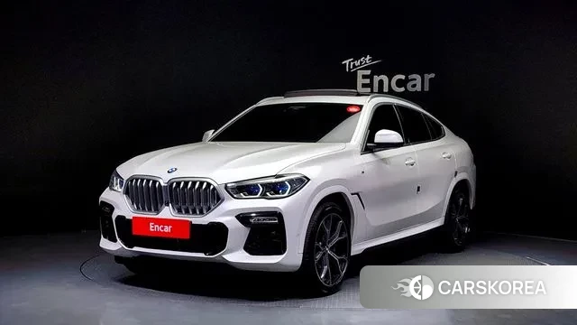 BMW X6 (G06) 2021 Белый из Кореи