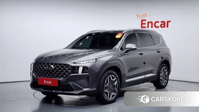 Hyundai The New Santa Fe 2023 Серый из Кореи