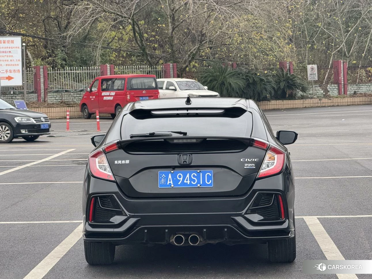 Honda Civic 2022 Черный из Китая