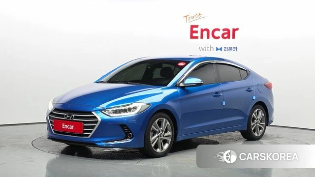 Hyundai Avante AD 2018 Синий из Кореи