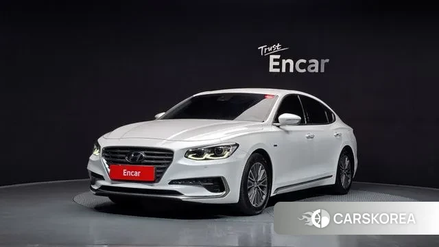 Hyundai Grandeur IG Hybrid 2019 Белый из Кореи