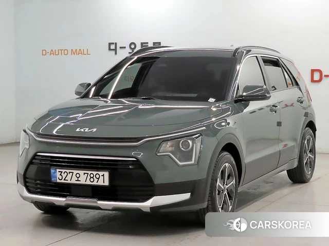 Kia Di Ol Nu Niro 2022 Небесно-голубой из Кореи