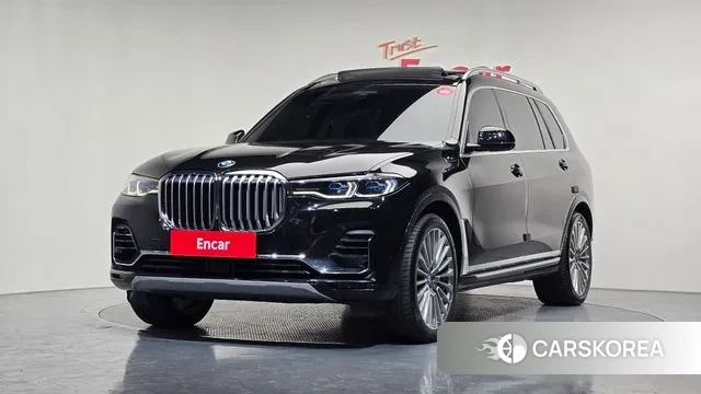 BMW X7 (G07) 2020 Черный из Кореи