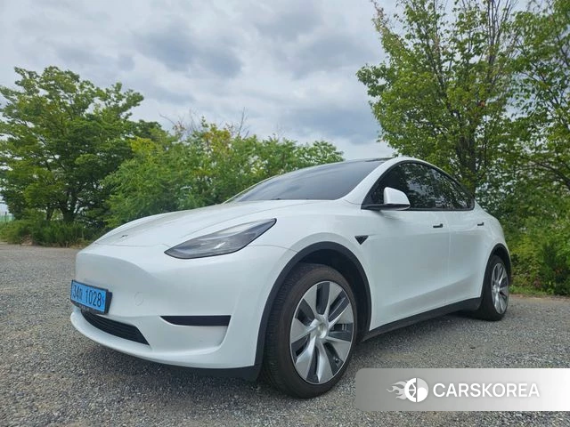 Tesla Model Y 2023 Белый из Кореи