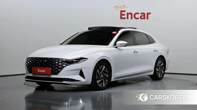 Hyundai The New Grandeur IG Hybrid 2021 Белый из Кореи