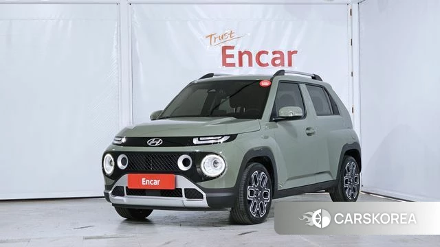 Hyundai Casper 2022 Темно-зеленый из Кореи