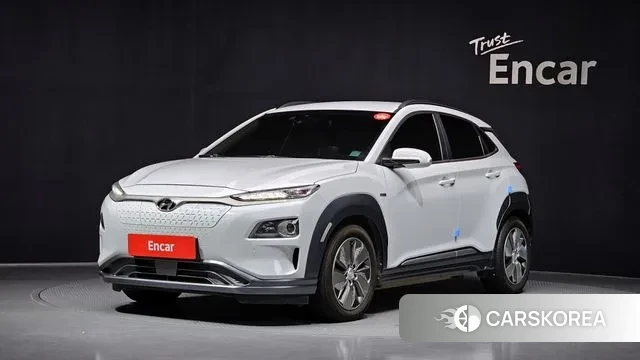 Hyundai Kona Electric 2019 Белый из Кореи