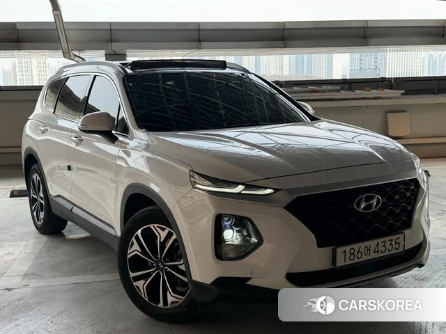 Hyundai Santa Fe TM 2018 Белый из Кореи