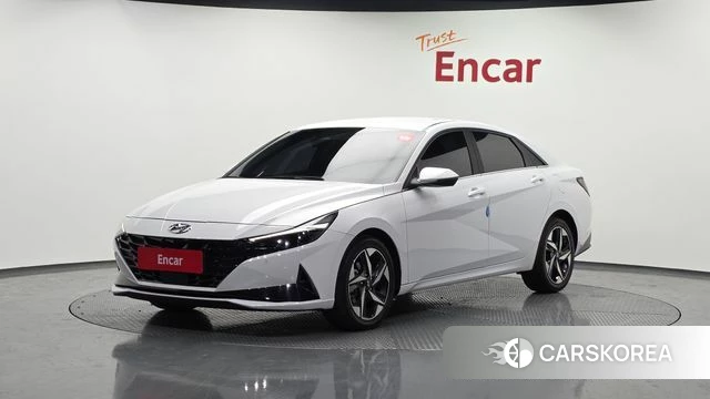 Hyundai Avante (CN7) 2021 Белый из Кореи