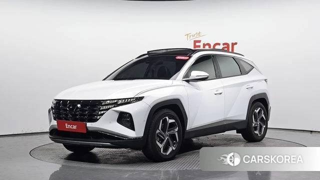 Hyundai Tucson Hybrid (NX4) 2022 Белый из Кореи