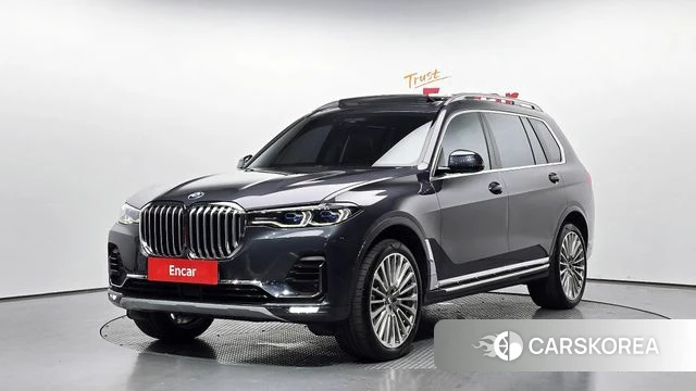 BMW X7 (G07) 2021 Серый из Кореи