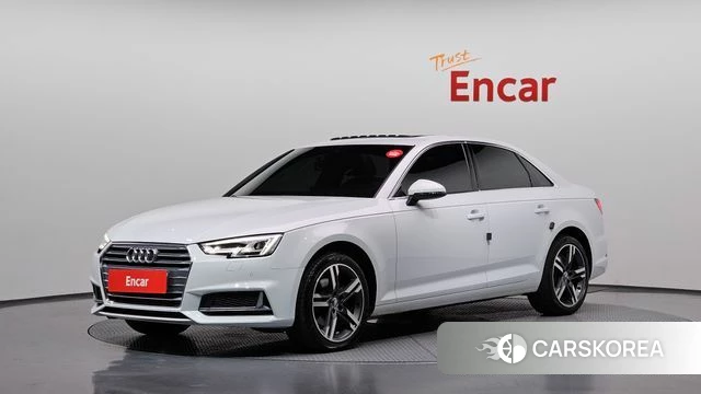 Audi A4 (B9) 2019 Белый из Кореи