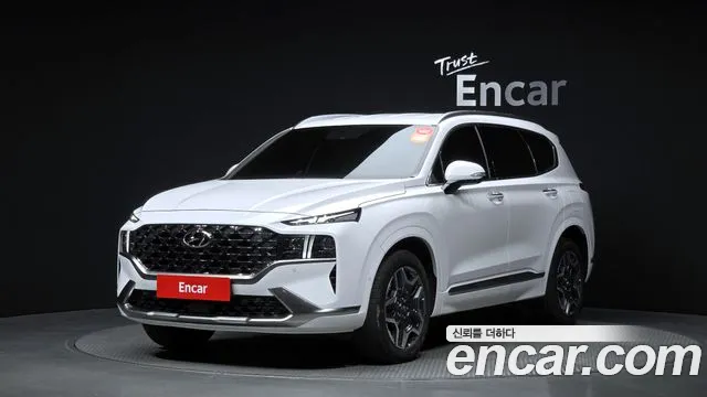 Hyundai The New Santa Fe 2023 Белый из Кореи